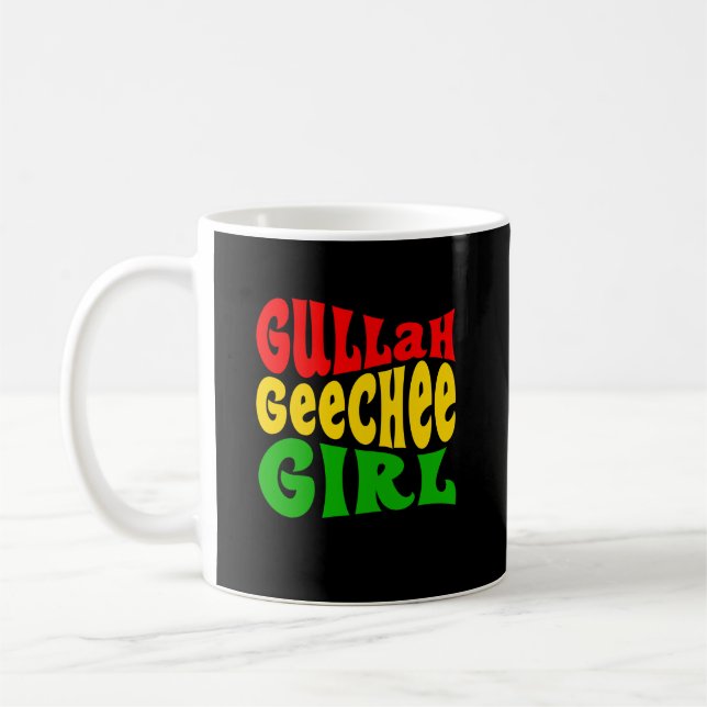 Taza De Café Gullah Geechee Girl Gift (Izquierda)