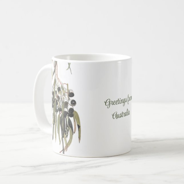 Taza De Café Gumnut australiano saludos de Australia White (Anverso izquierdo)