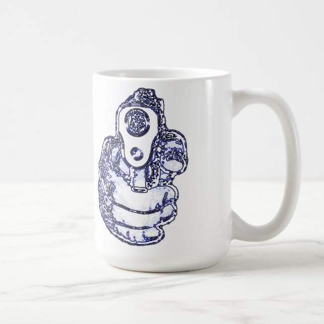 Taza De Café Gun Mug apuntado (Derecha)