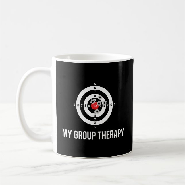 Taza De Café Gun Therapy Shooting Range (Izquierda)