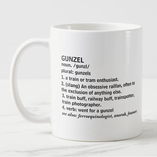 Taza De Café Gunzel - Entusiasta del tren diesel de vapor (Subido por el creador)