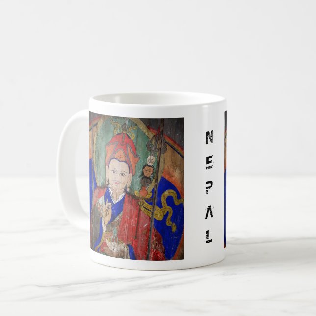 Taza De Café Guru Rinpoche, Buda Padmasambhava - Himalayas (Anverso izquierdo)