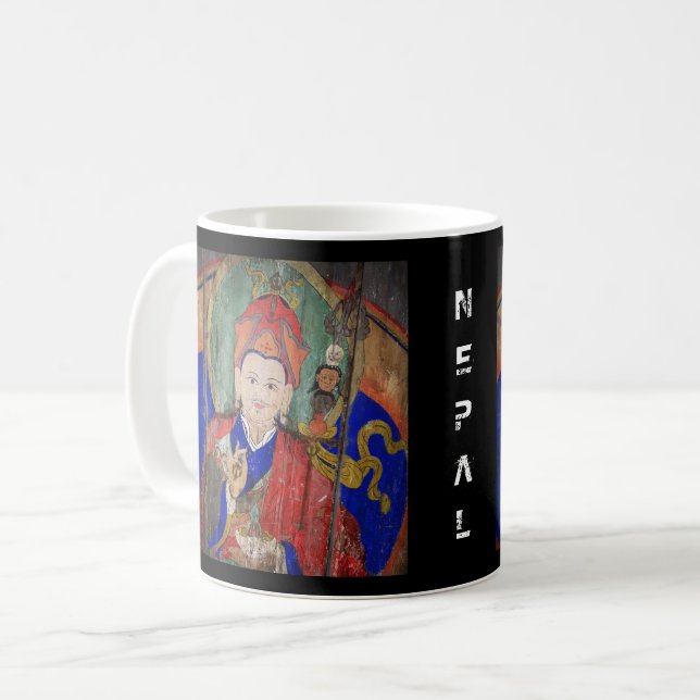 Taza De Café Guru Rinpoche, Padmasambhava Buda - Himalaya (Anverso izquierdo)