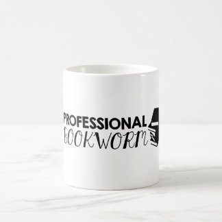 Taza De Café Gusano de biblioteca profesional