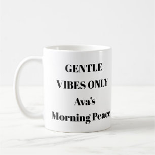 Taza De Café Gusanos gentiles sólo Mug de salud mental estética