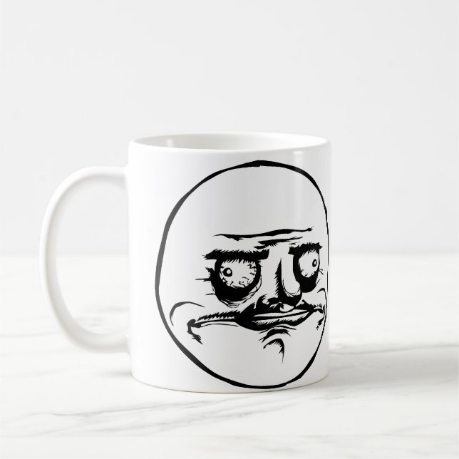 Taza De Café Gusta hace frente a Meme (Izquierda)