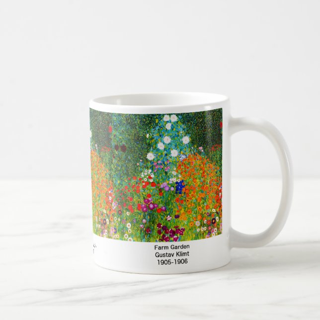 Taza De Café Gustav Klimt , “ Farm Garden ” (Derecha)