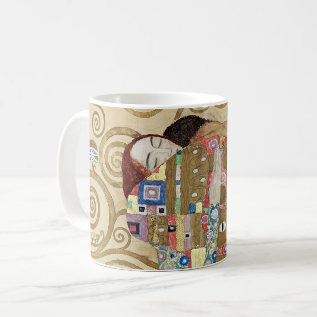 Taza De Café Gustav Klimt Fulfillment (Anverso izquierdo)