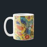 Taza De Café Gustav Klimt Lady Con Ventilador<br><div class="desc">Gustav Klimt Lady Con Ventilador</div>
