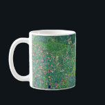 Taza De Café Gustav Klimt - Paisaje de los jardines italianos<br><div class="desc">Paisaje Jardín Italiano / Paisaje Horticultural Italiano - Gustav Klimt,  Petróleo en Lienzo,  1913</div>