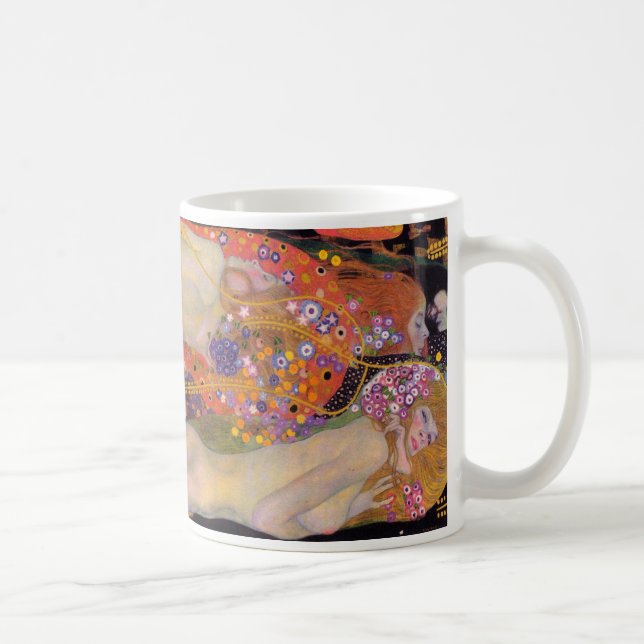 Taza De Café Gustav Klimt , “ Water Serpents II (girlfriends) ” (Derecha)
