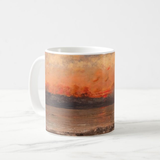 Taza De Café Gustave Courbet - Atardecer (Anverso izquierdo)
