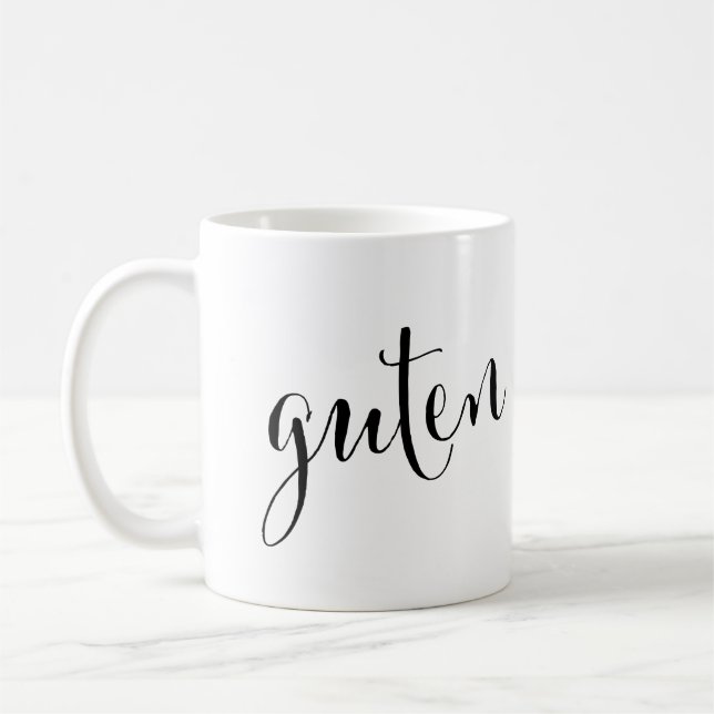 Taza De Café guten morgen Good Morning German Mug (Izquierda)