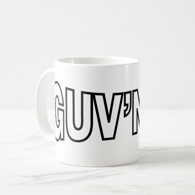 TAZA DE CAFÉ GUV'NOR (Anverso izquierdo)