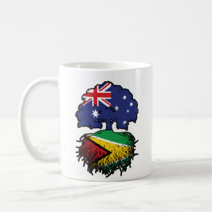 Taza De Café Guyana Guyaneses Australia Árboles raíces