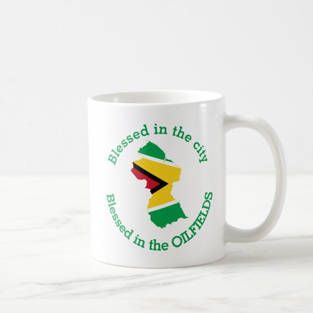 Taza De Café GUYANA Patriótica Personalizada (Derecha)