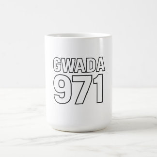 Taza De Café GWADA 971 | Fierté Guadeloupe Style Urbain