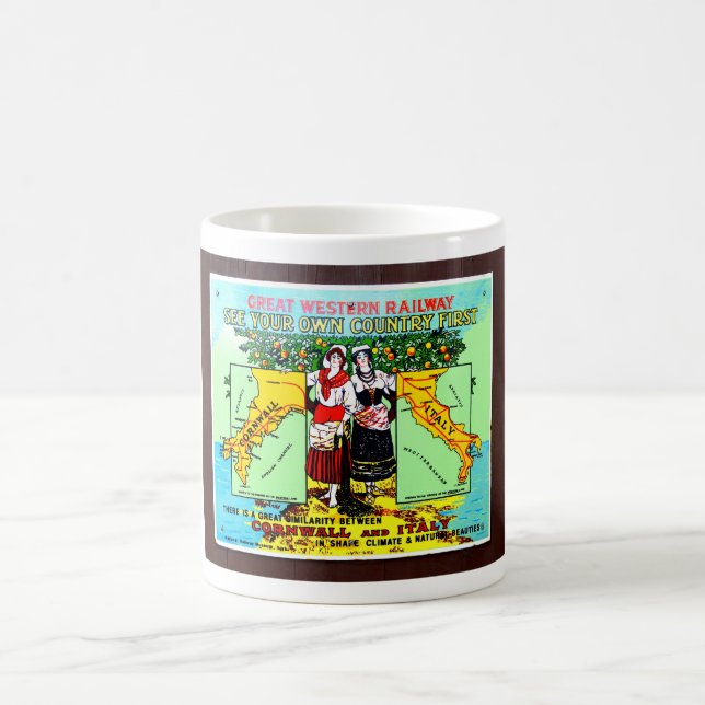 Taza De Café GWR ve primero a tu propio país (Centro)