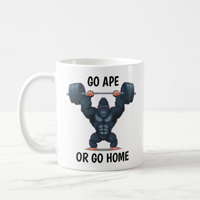 Taza De Café Gym Gorilla (Izquierda)