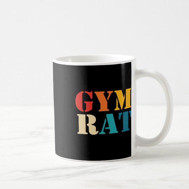 Taza De Café Gym Lover Formación Bodybuilding Retro Alphabet Gy (Derecha)