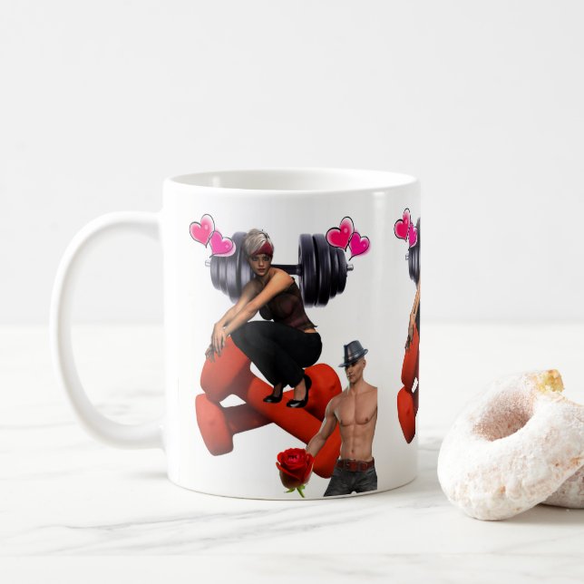 Taza De Café Gym Mug (Con donut)