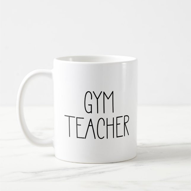 Taza De Café Gym Teacher Coffee Mug (Izquierda)