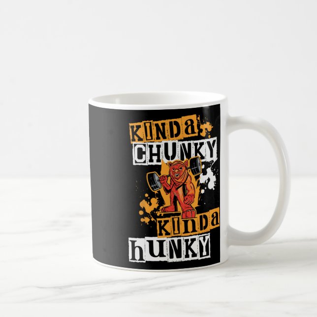 Taza De Café Gym Workout Fitness Funny Devil Uni Chunky-hunky W (Derecha)