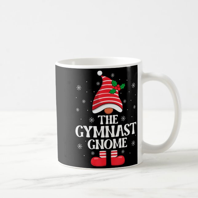 Taza De Café Gymnast Gnome Christmas Family Matching Group Funn (Derecha)