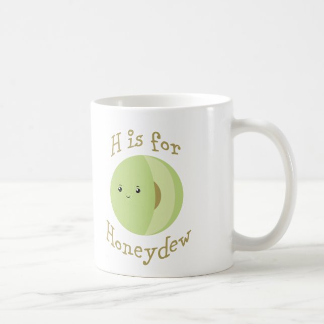 Taza De Café H es para Honeydew (Derecha)