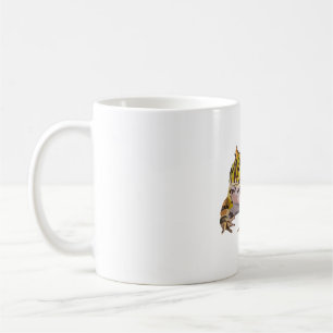 Taza De Café H es para la rana de cuerno