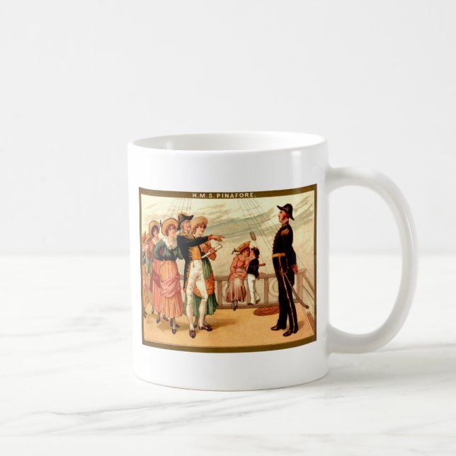 Taza De Café H.M.S. Delantal (Derecha)