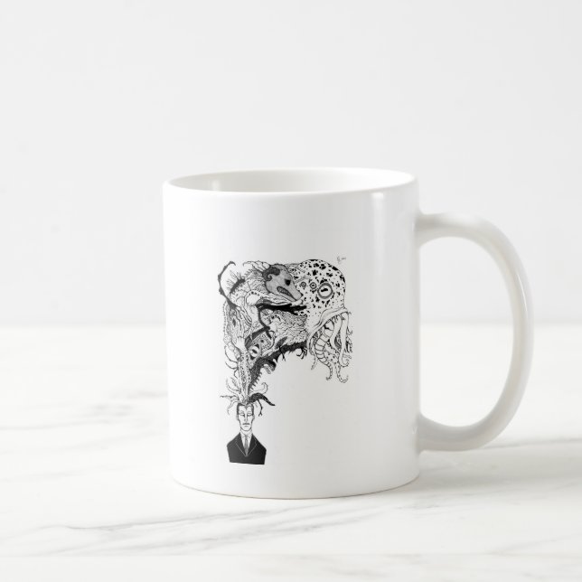 Taza De Café H.P. Los monstruos de Lovecraft (Derecha)