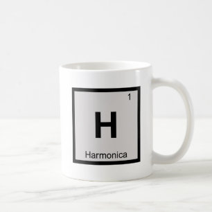 Taza De Café H - Tabla periódica de química musical de Harmonic