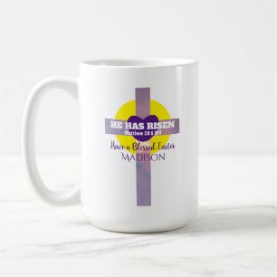 Taza De Café Ha subido la biblia contra el nombre personalizado