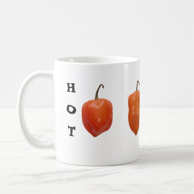 Taza De Café Habanero Peppers (Izquierda)