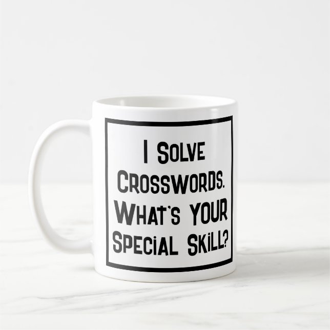 Taza De Café Habilidad especial de la solución de cruces. Coffe (Izquierda)
