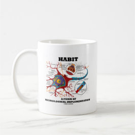 Taza De Café Hábito Una Forma De Neurona De Implementación Neur