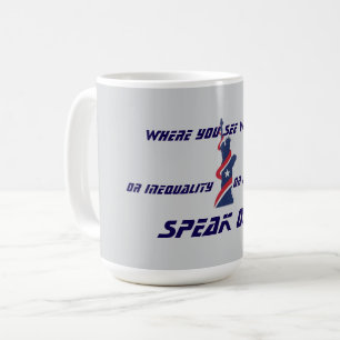 TAZA DE CAFÉ HABLA SIN MIEDO CUATRO DE JULIO