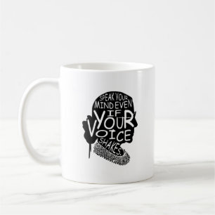 Taza De Café Habla tu opinión - Ruth Bader Ginsburg - RBG