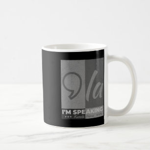 Taza De Café Hablando Comma La Funny Cita Kamala Harris 2024
