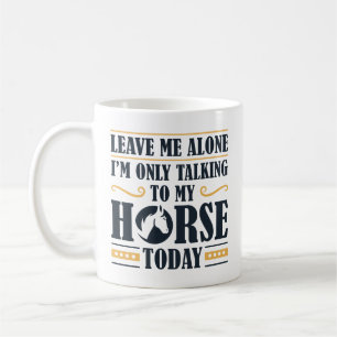 Taza De Café Hablando con mi caballo
