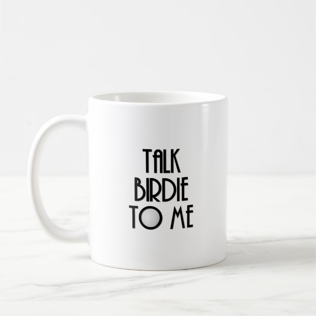 Taza De Café Hablar de Birdie conmigo (Izquierda)
