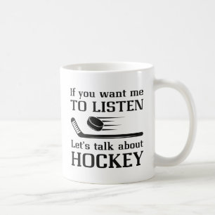 Taza De Café Hablar de hockey