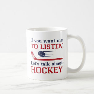 Taza De Café Hablar de hockey