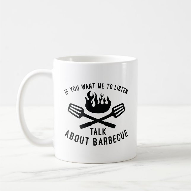 Taza De Café Hablar de parrillada (Izquierda)