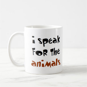 Taza De Café hablar por los animales