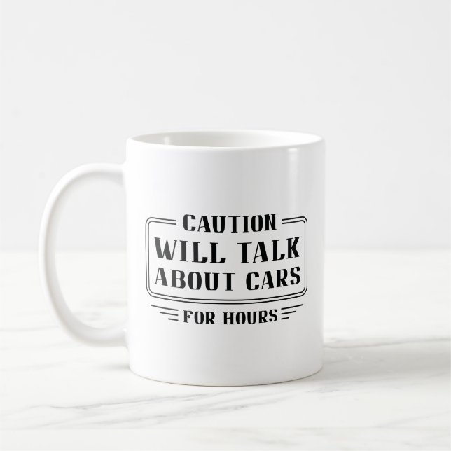 Taza De Café Hablará De Los Coches (Izquierda)