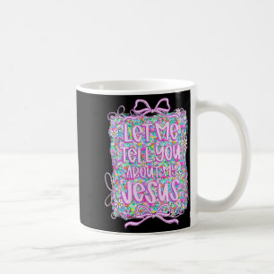 Taza De Café Háblele sobre mi Jesús Co Floral Cristiano