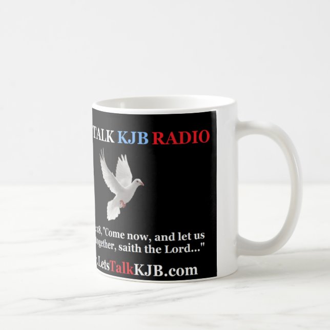 Taza De Café Hablemos de KJB Radio Mug (Derecha)