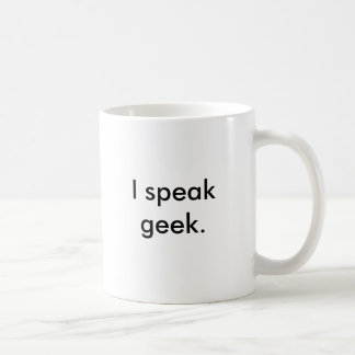Taza De Café Hablo al geek.